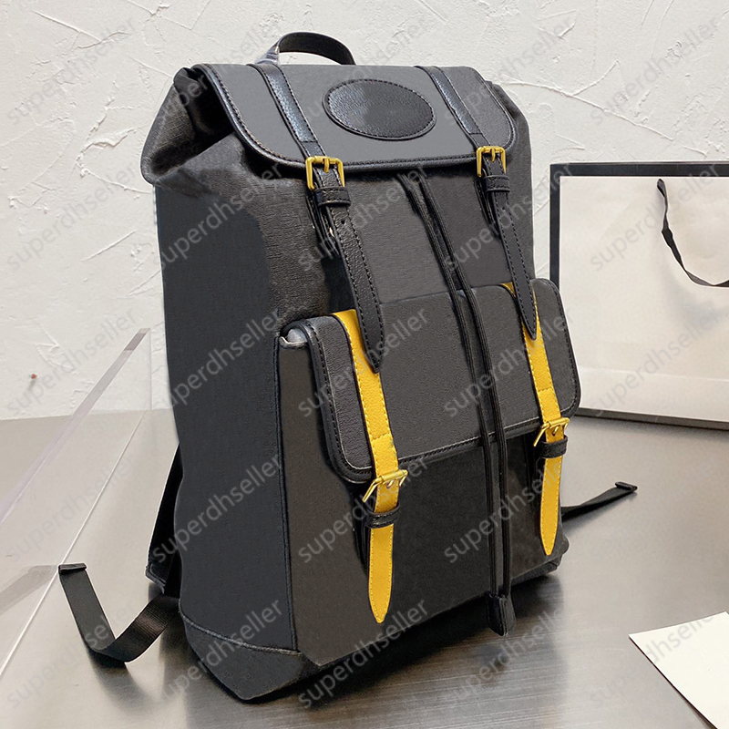 Hommes Sac À Dos Alpinisme Sac À Main Cordon École Portefeuille Lettre Imprimer Voyage Duffle Bagages En Cuir De Mode D'affaires Sacs À Main Bour
