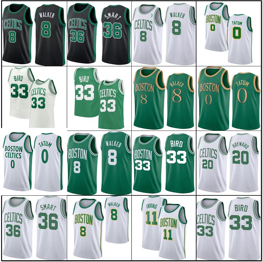 

Bostons Celtices Larry 33 Bird Jaylen 7 Brown Jayson 0 Tatum Gordon 20 Hayward Basketball Jersey