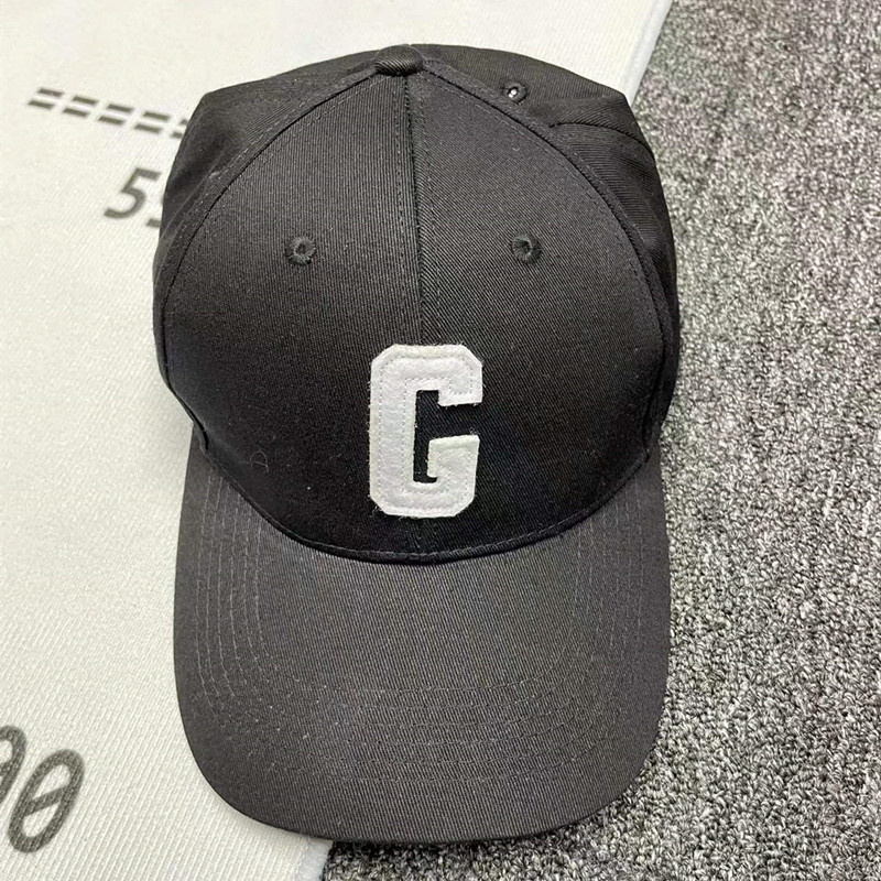 

High Quality Embroidery Cotton Black Baseball Cap Men Wome