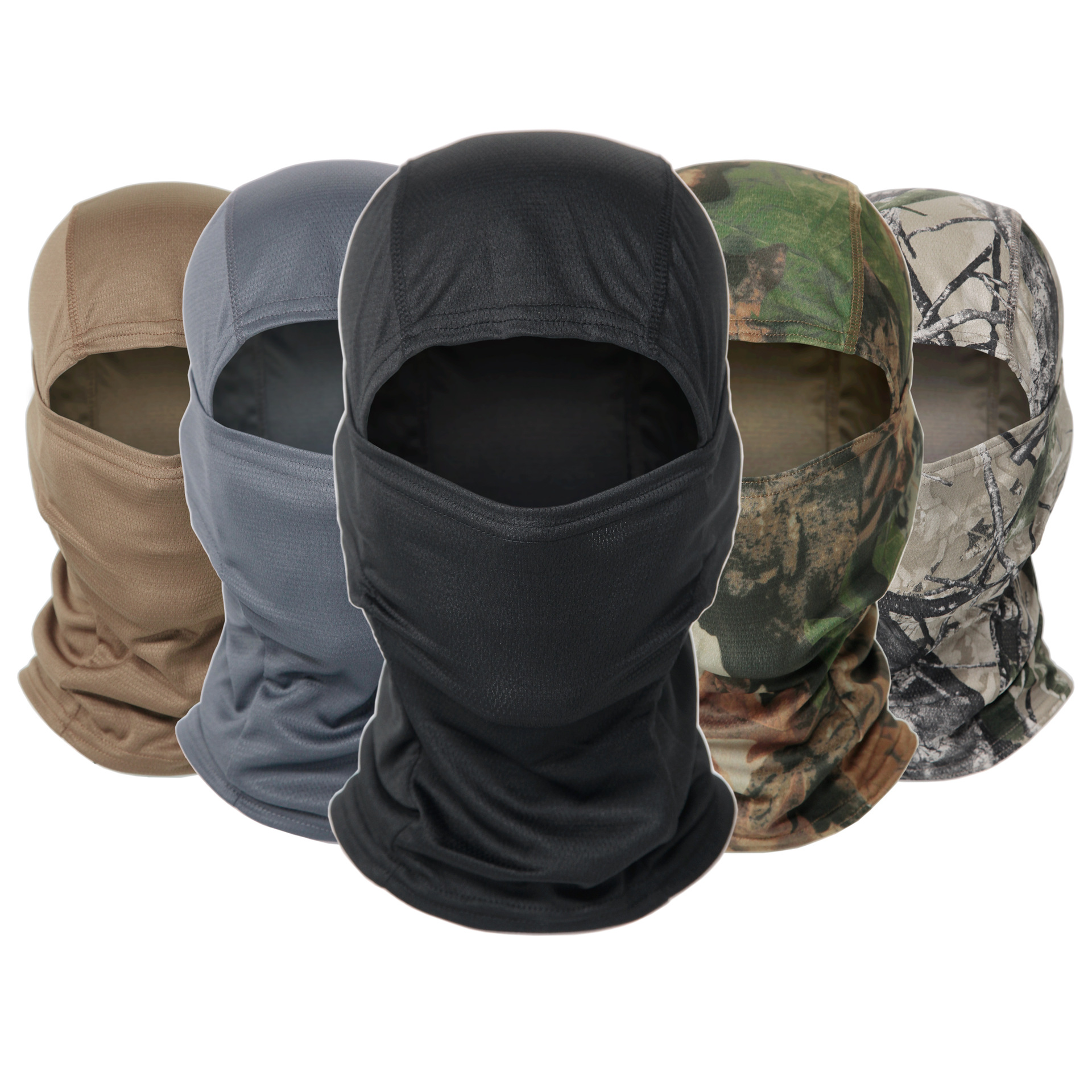 

Tactical Hood Headwear Balaclavas Full Face Mask UV Protection Ski Sun Hood TacticalMasks, Mixed colors;please leave a message
