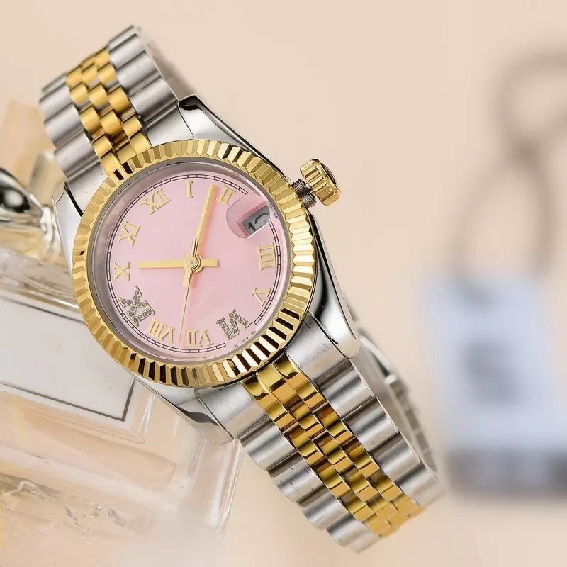 

Datejust 36mm Watch for Woman Automatic 31mm Quartz Roman Dial Multiple Colour Stainless Steel luminous Waterproof Couple Style Montre De Luxe Wristwatch, Exrea shipping fees only