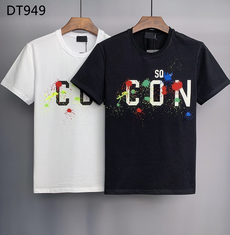 

23SS Hip Hop mens t-shirt Short Sleeve Cotton tops tee poloshirt shirt D2 DSQ ICON GG men teel 3g Designers men women t shirts DT003, 05