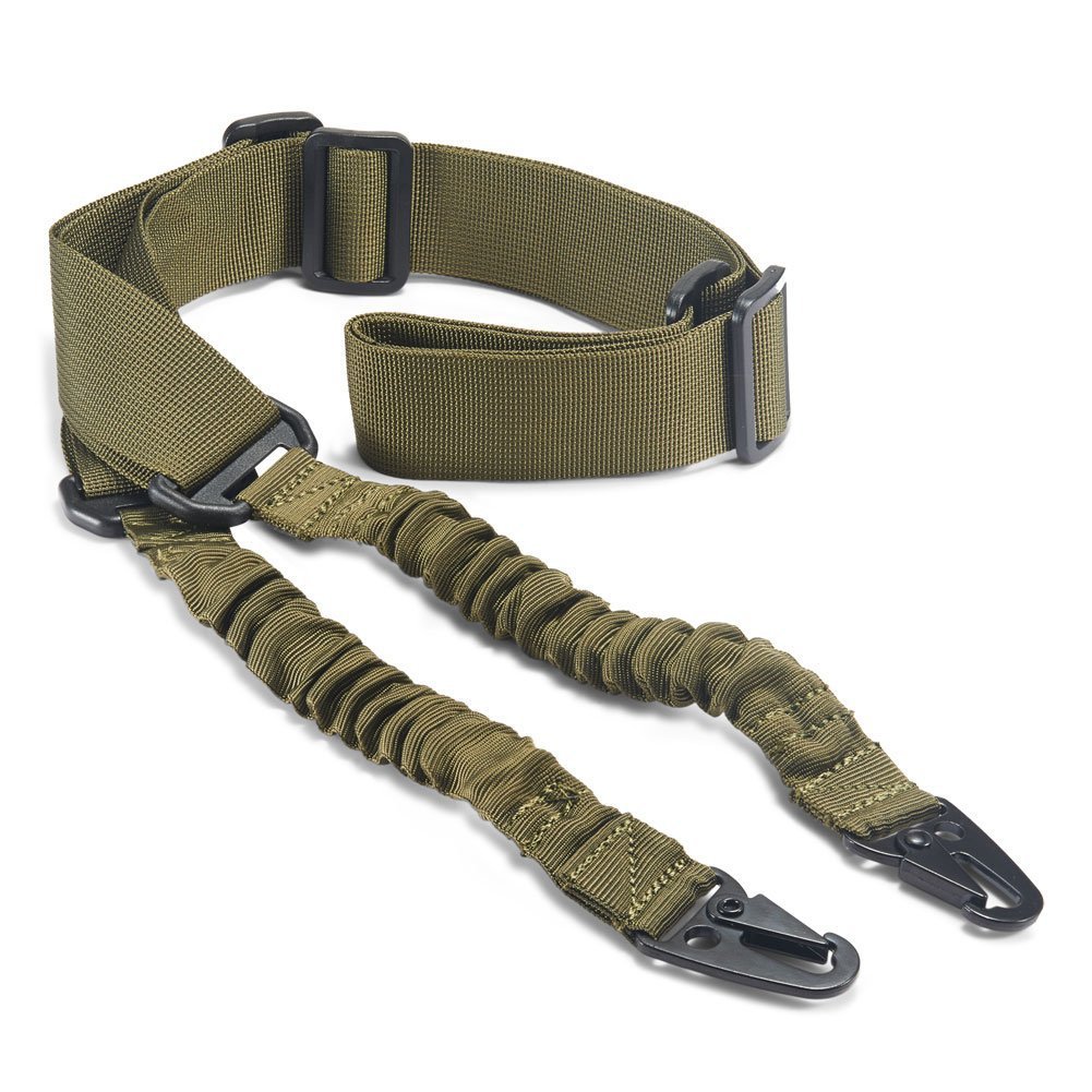 

Single Point Adjustable Stretch for Rifle Gun Sling System Harness, Brown