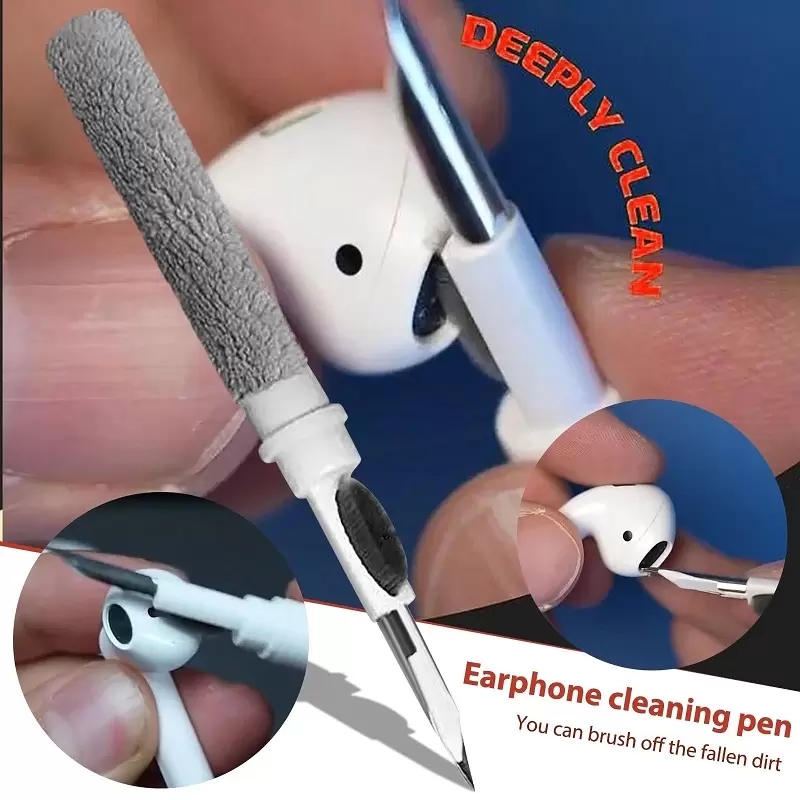 

Bluetooth earbuds Cleaning Pen with Brush for AirPods Earphones Laptop and Camera Cleaner Kit Tool