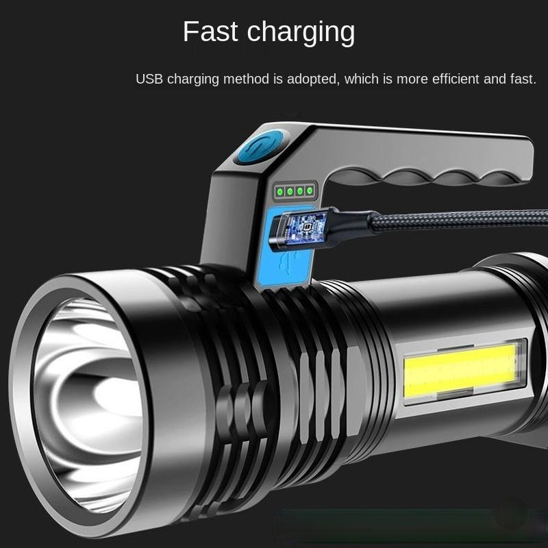 

Flashlights Torches Led Mini Bright Ultra-bright Charging Outdoor High-power Far Shooter Lift Lamp Search Xenon Argon Home