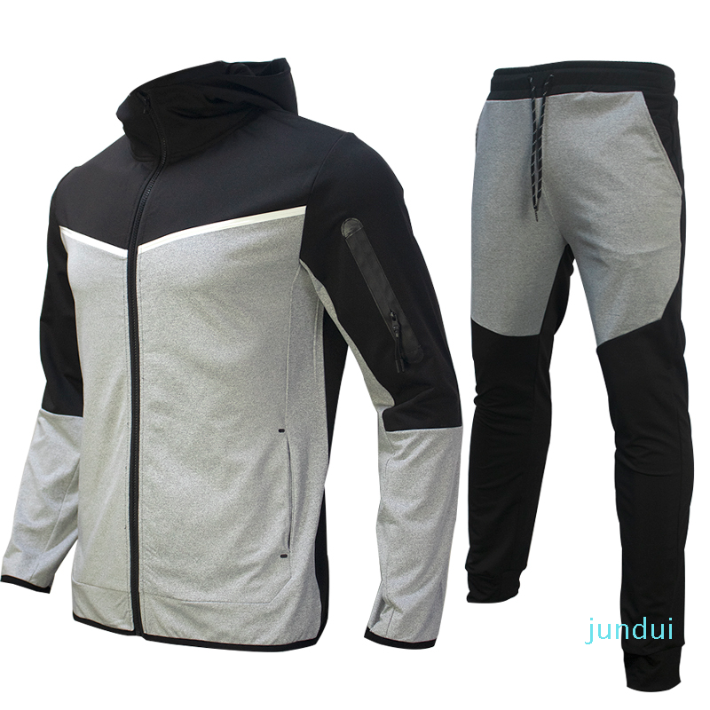 

2022 designer thin Mens Sportswear tech fleece pants tracksuit sportwear Pant Tracksuits loose one zip Men