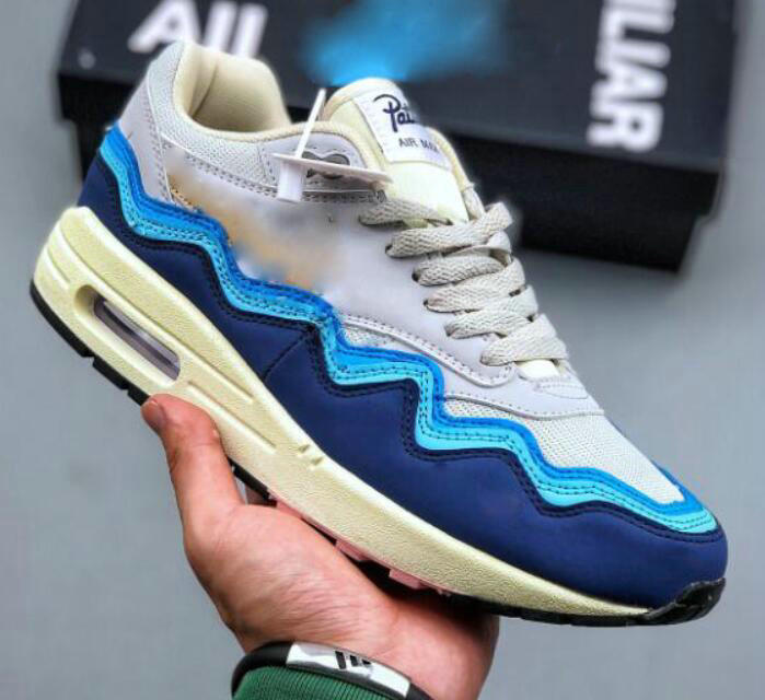 

Shoes Patta x Authentic 1 Waves Monarch Noise Aqua Men Women Dark Teal Green The Wave Metallic Silver Pure Platinum Tokyo Maze Amsterdam