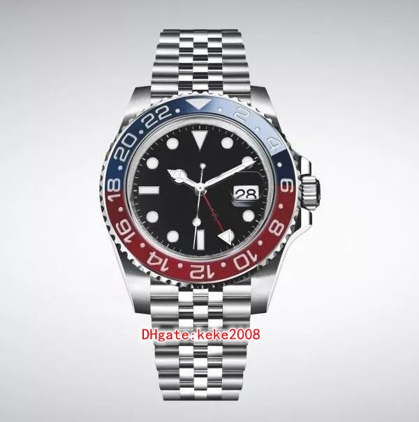 

Super Quality watch Wristwatches Basel World 40mm GMT 126710 126710BLRO Pepsi Red Blue jubilee bracelet ETA 2836 Movement Mechanical Automatic Mens Watches, No box papers