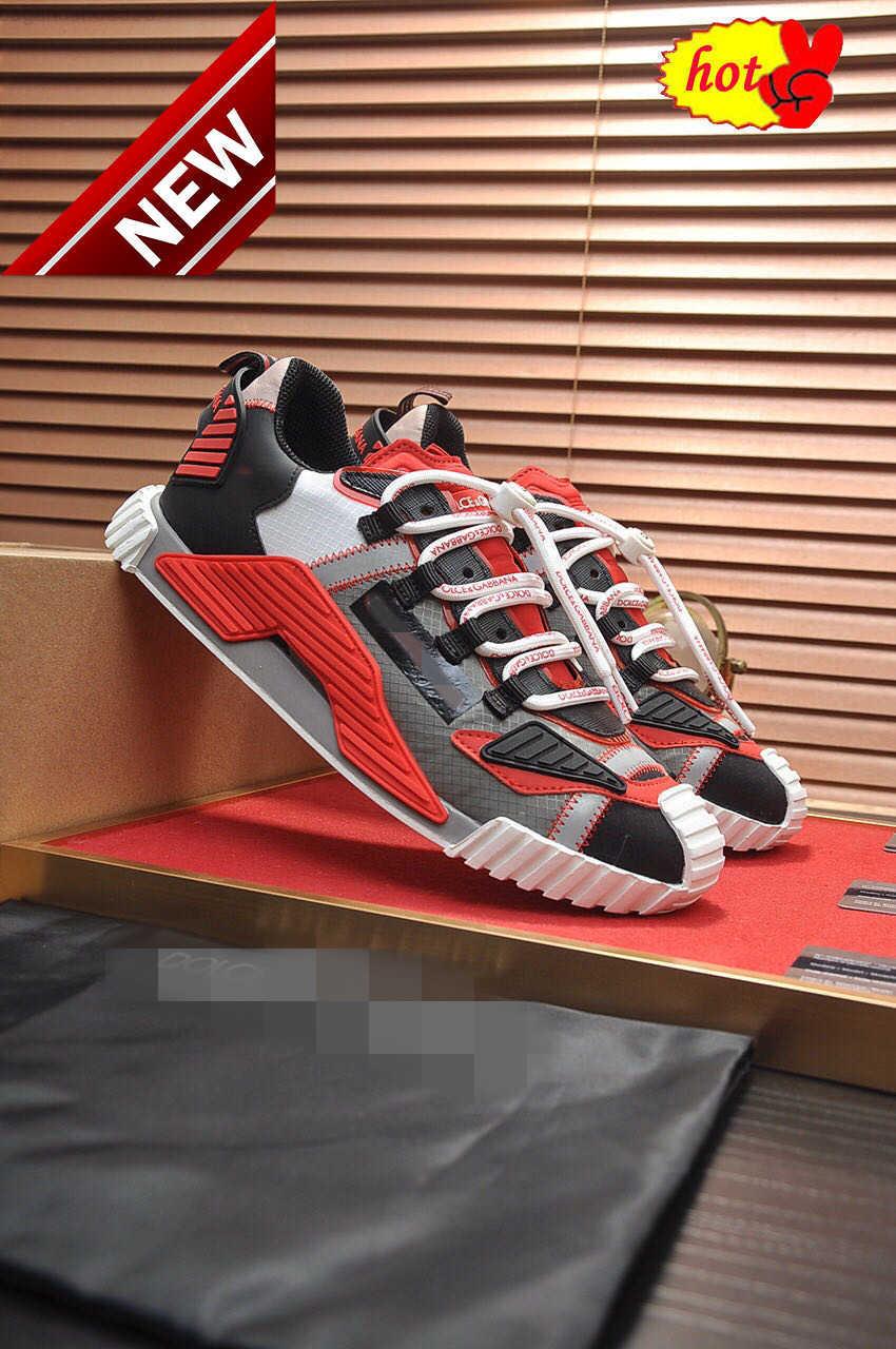 

Sock Sneaker Designers Men Donna Red Fashion Casual Shoes Women Low Top Pull-On With White Shoes 35-46 kl DGs''DOLC''s''GABBANAs'' bcq