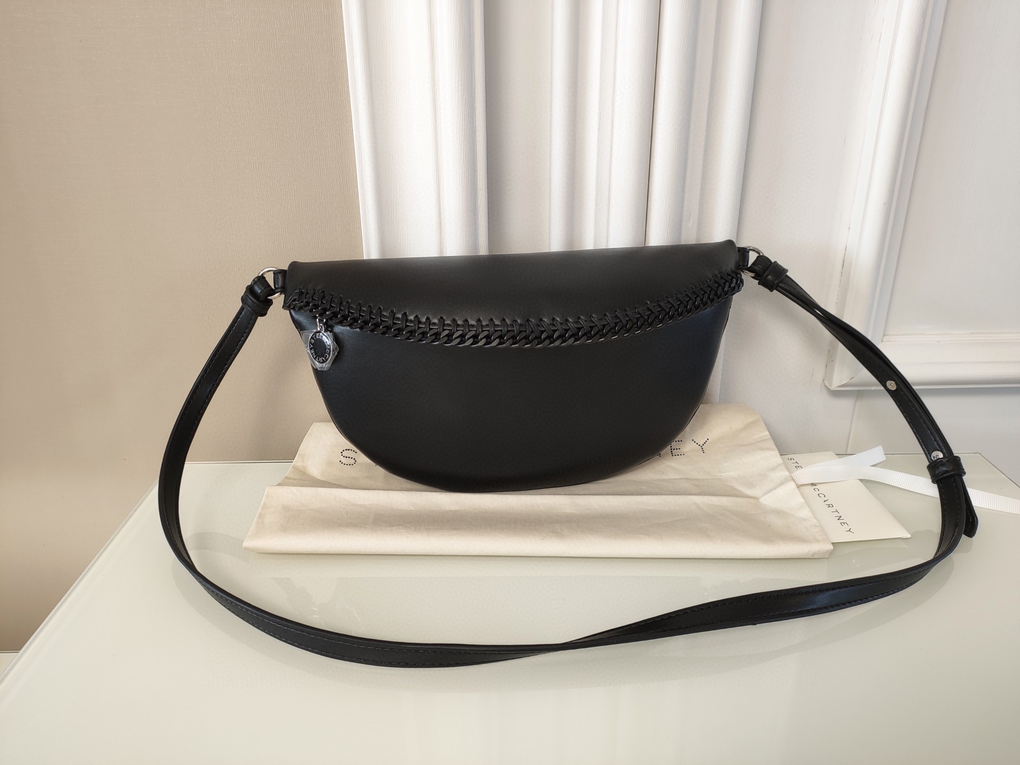 

Women Stella Mccartney Fashion Camera Bag Strap Shoulder bag High Quality PVC Leather Handbag luxury_bag1588 669 YGTE, Black gold chain