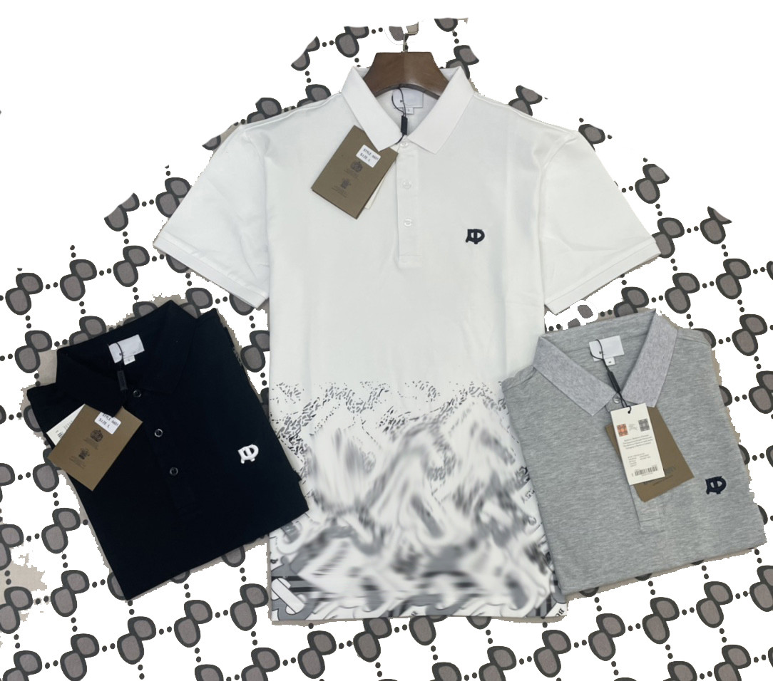 

2022 Mens polos shirt brand classic tshirt men Designers tees Embroidery short sleeve summer Lapel stripe solid color chest letter women decoration tops M-3XL#33, White