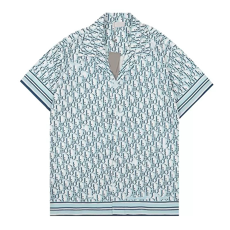 Tops Designer Mens T-shirts T-shirt pour l'homme chemise Slim Fit Short Shirts Luxury Variété de luxe Hawaii Floral décontracté lamentité imprimé