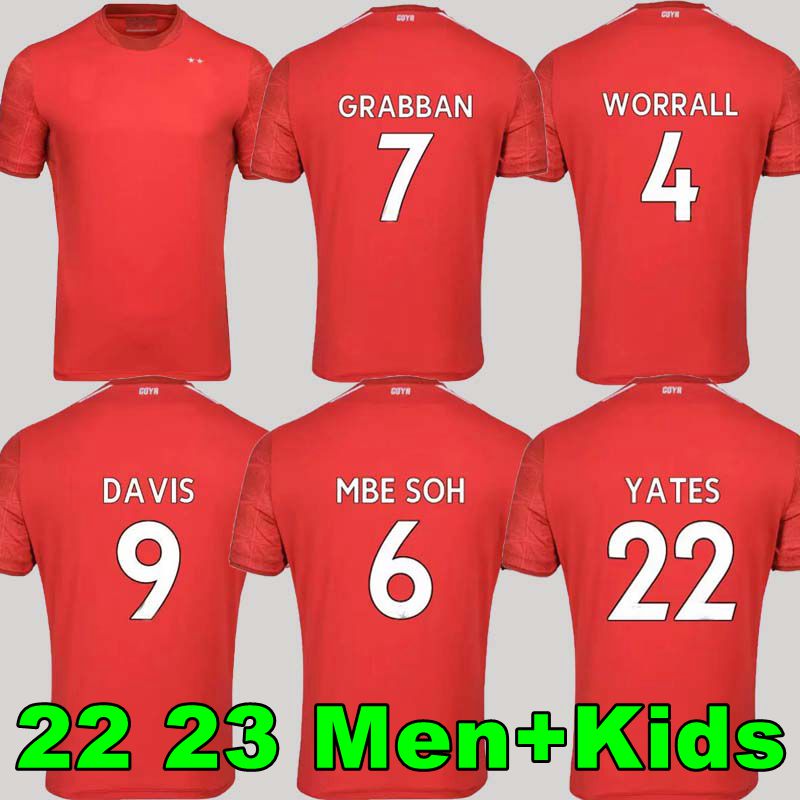 

22 23 Nottingham GRABBAN Soccer Jerseys Johnson Surridge 2022 2023 Forest home Awoniyi AMEOBI MIGHTEN KROVINOVIC Zinckernagel Yates Football Shirt Man kids, 22 23 home +patch