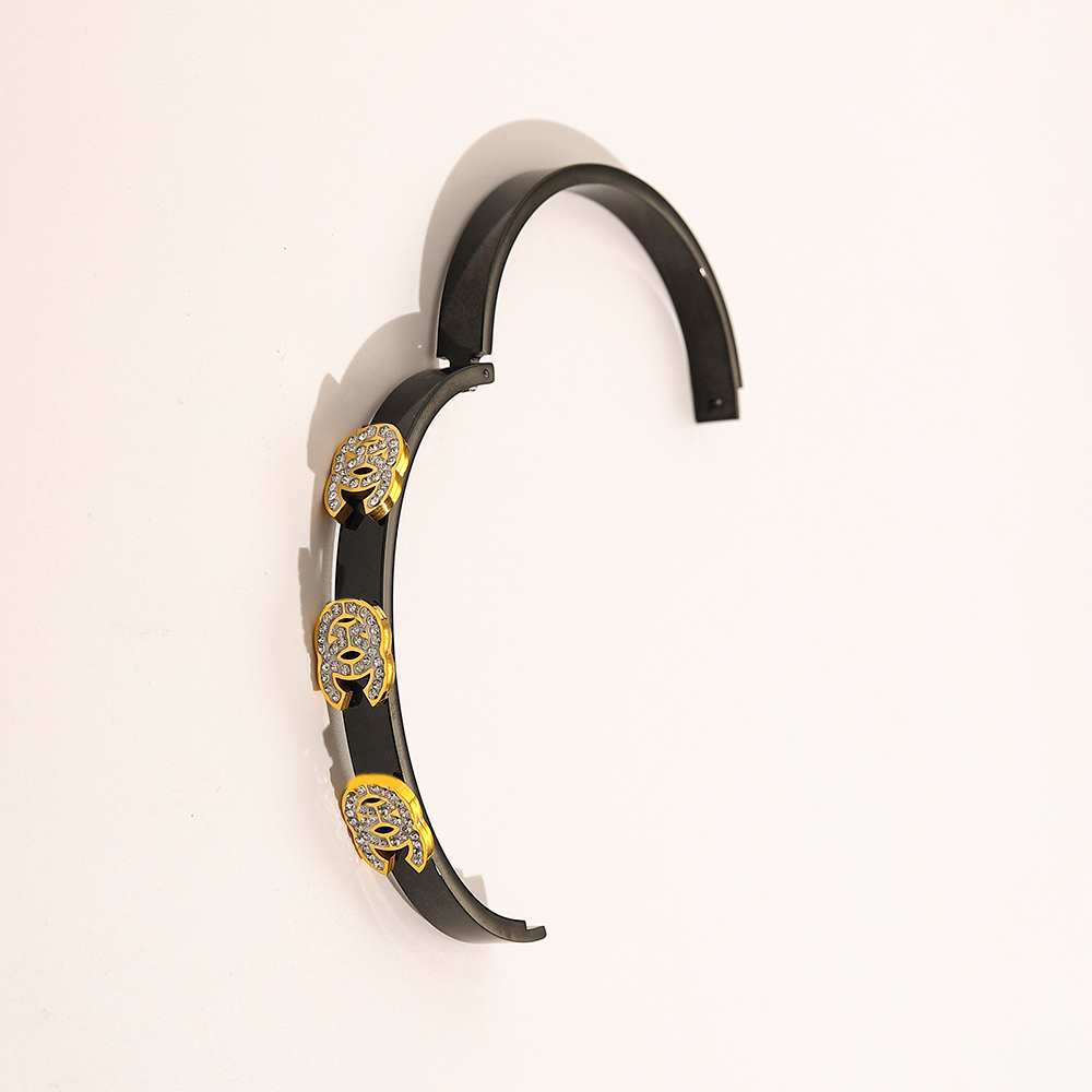 

New Fashionable Bracelets Women Bangle Luxury Designer Bracelet Crystal 18K Gold Plated Stainless steel Wedding Lovers Gift Jewelry ZG1151