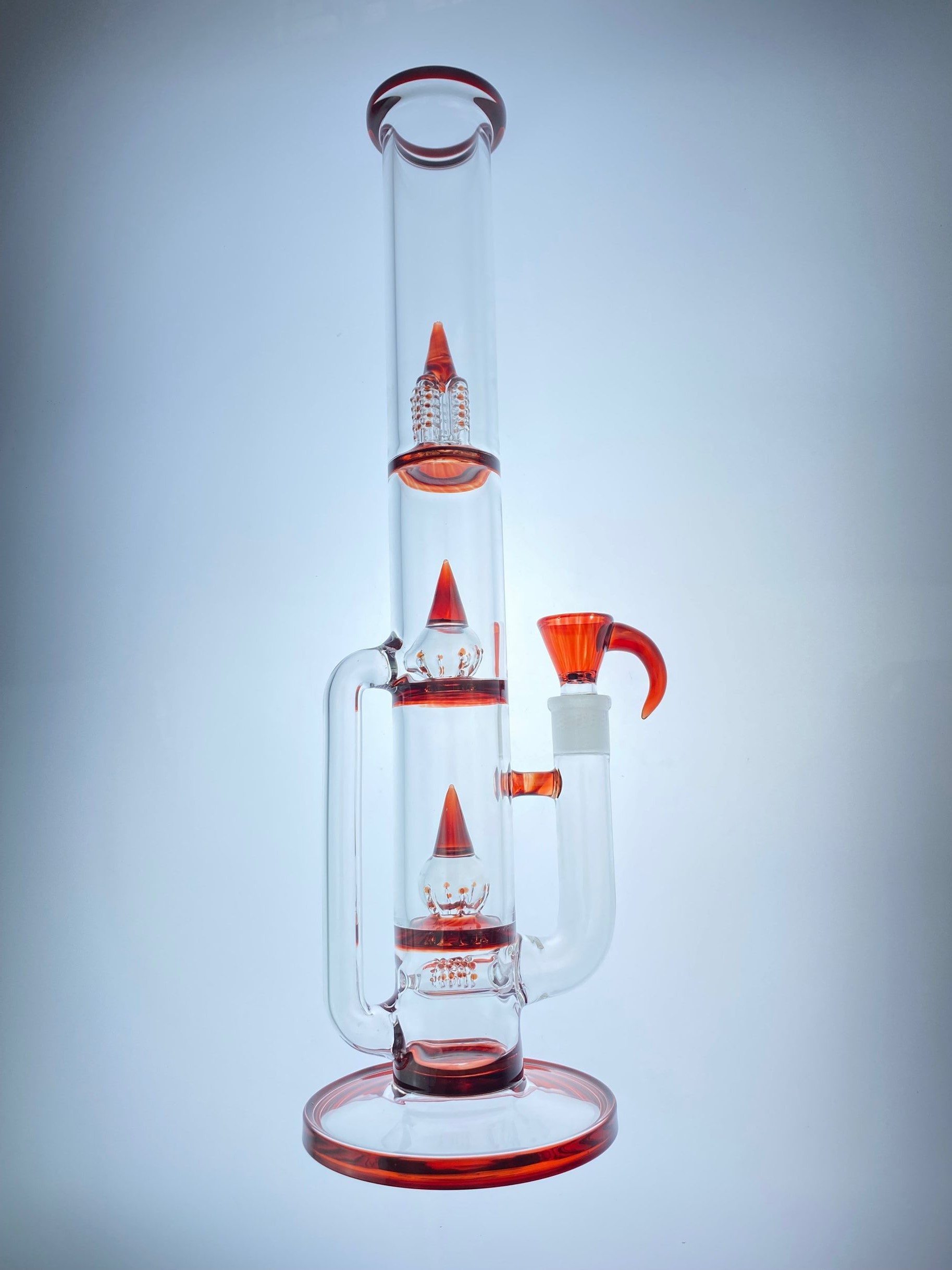 

Smoking Pipes American red bong high quality 18mm joint 18 inch