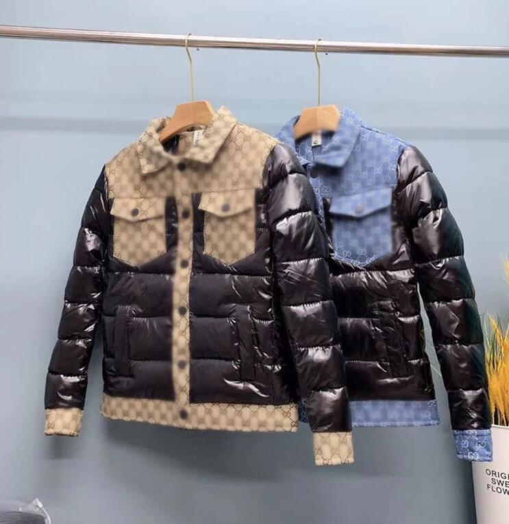 

2022ss Winter new high quality Casual Fashion Men's women's Down Jackets Parkas coat brand Designer Down Jacket, Blue