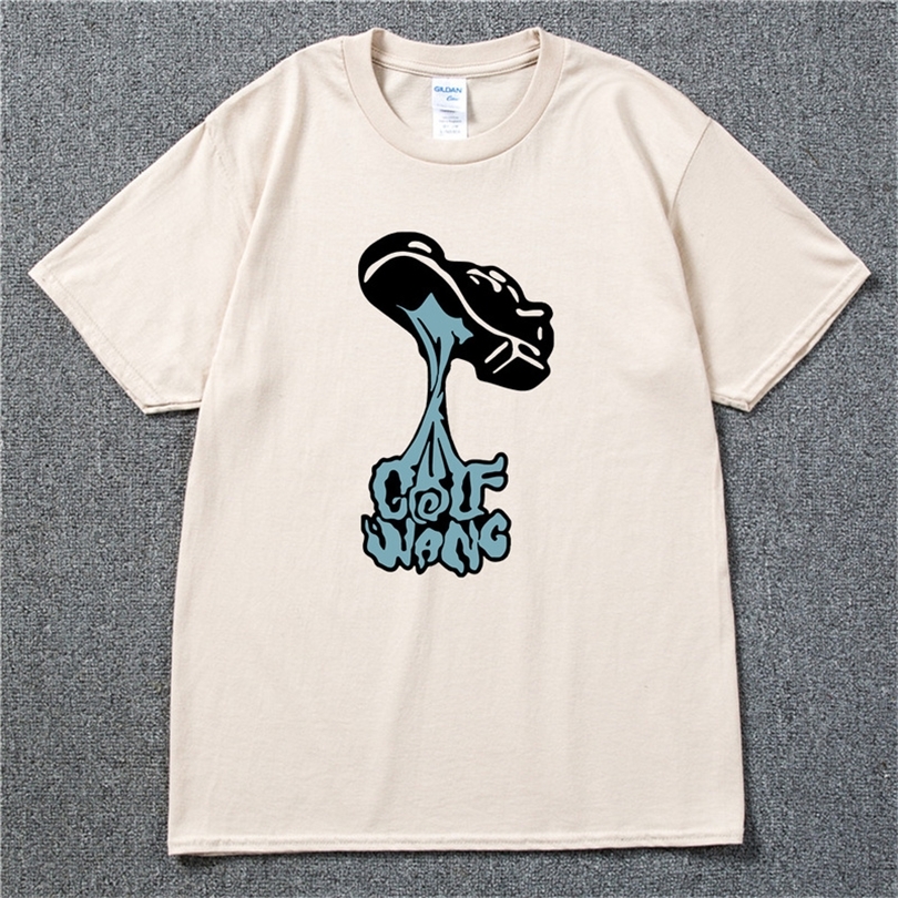 

Golf Wang Tyler The Creator rapper hip hop music Black Tshirt Cotton Men T shirt TEE TSHIRT Womens Hip Hop Tshirt 220608, White