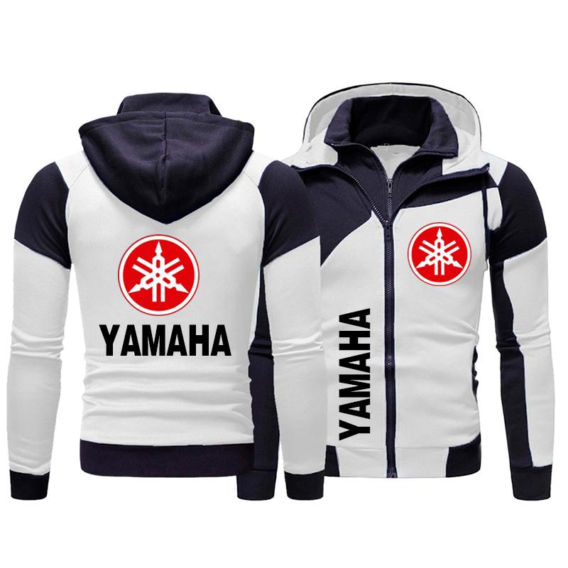 

Men's Jackets Yamaha 2022 Fashion Men Hoodie Red Zip Hooded Sweatshirt Casual Pullover Motor Racing Jacket Clothing StreetwearMen's