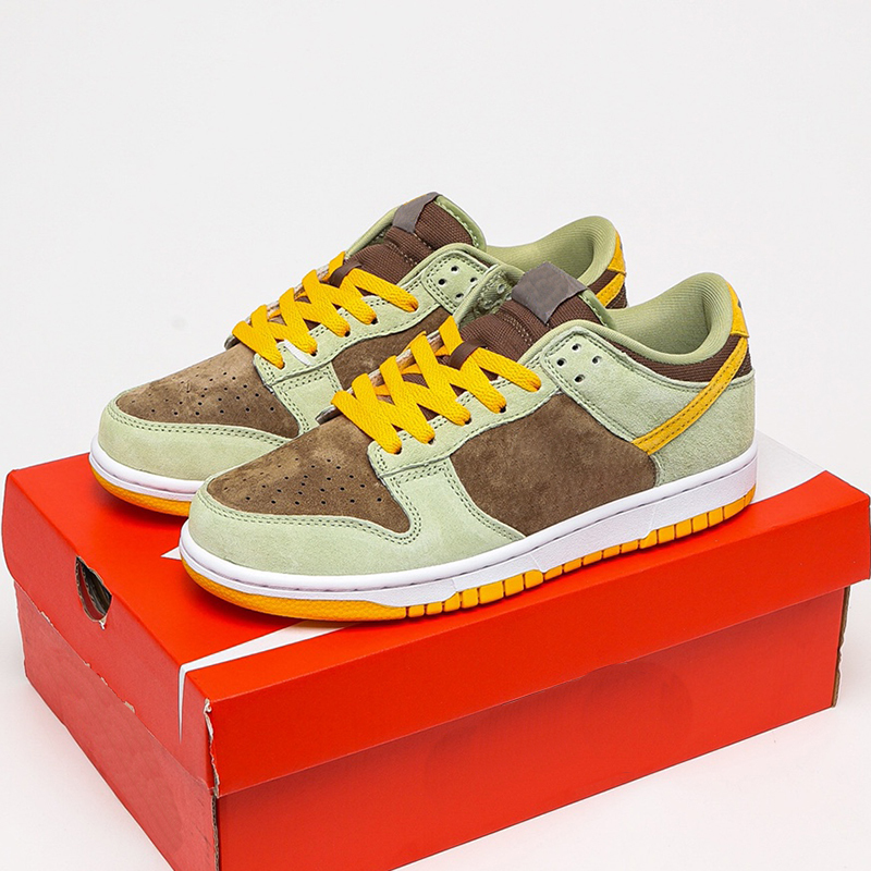 Designer Shoes Top Quality Casual Shoess kateboard shoe Dusty Olive limited edition Designer Independent Brand Women Men High Low Trainer Platfor