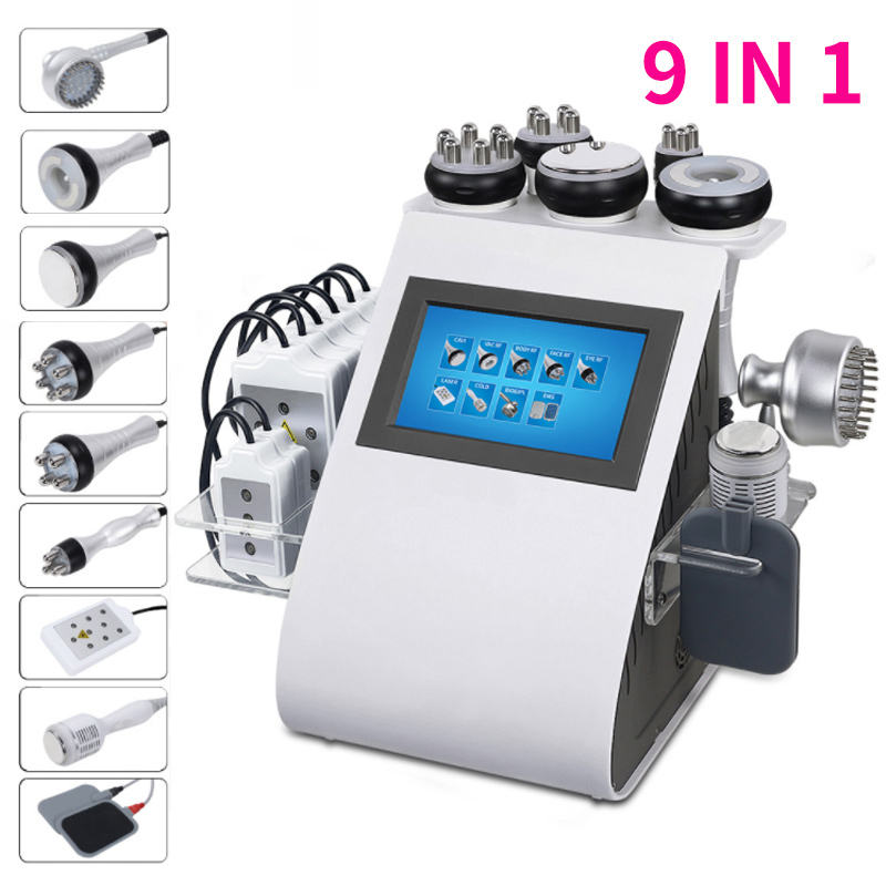 Cavitation Slimming Machine Lipo Laser RF Vacuum EMS Photon Cold Therapy Fat Loss Weight Reduce Device Skin Care Wrinkle Removal Body Shaping Bea
