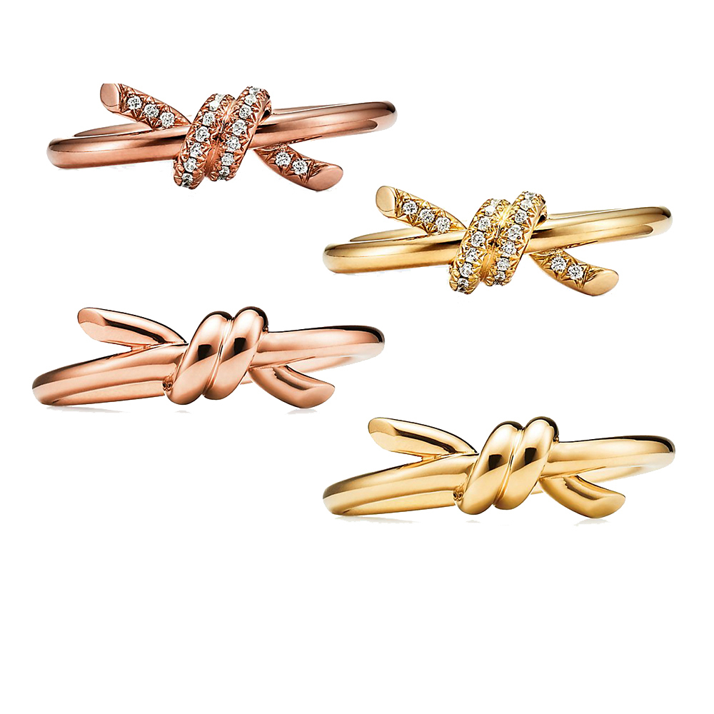 

New Women'S Sterling Silver 925 Ring Fashion Hemp Rope Section Inlaid Luxury Zircon Ring Jewelry Charm