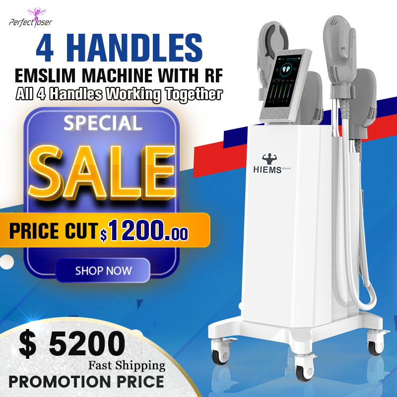 

HIEMT Emslim Neo Machine EMS Muscle Building Stimulator RF Slimming Body Contouring Tesla Fat Burning Device