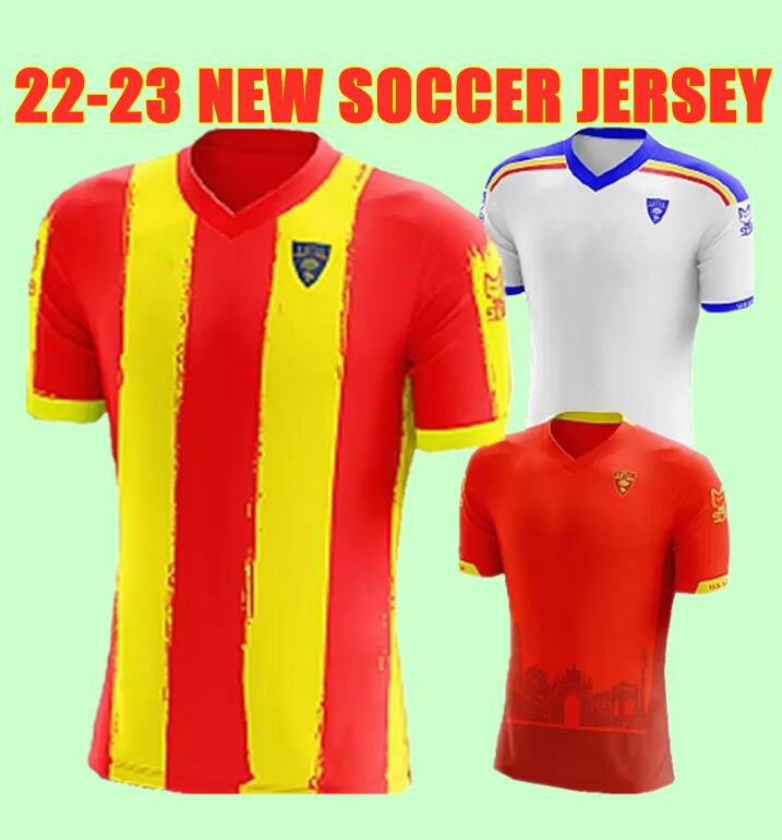 

22 23 US Lecce home soccer jerseys 2023 2022 away third PLIZZARI 22 GABRIEL 21 DERMAKU 44 TUIA 13 CODA 9 DI MARIANO 10 MAJER 37 jersey football shirts set uniform