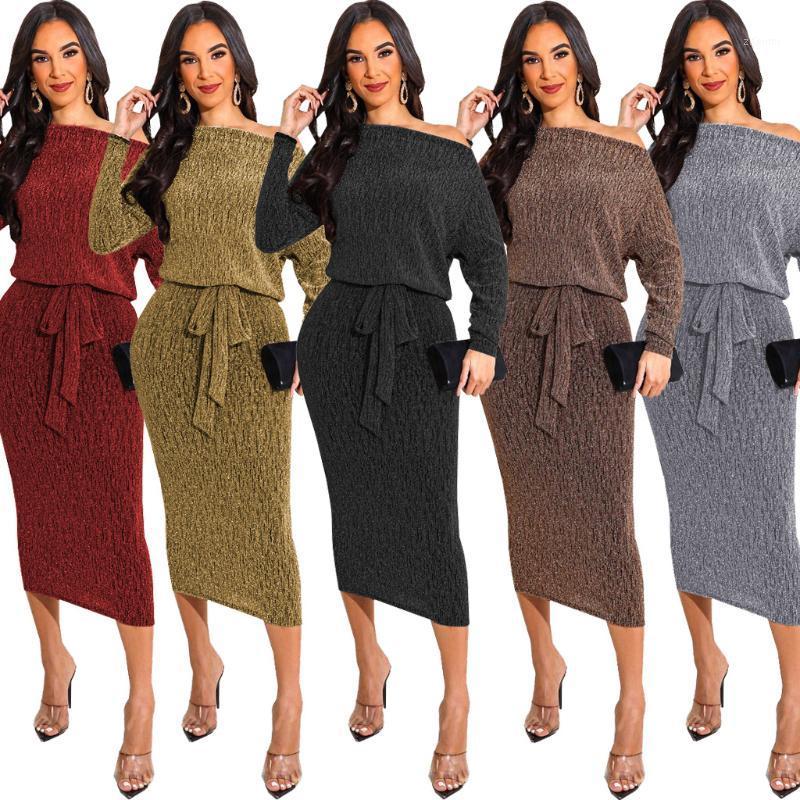 

Casual Dresses For Women 2022 Dress Vestidos Elegantes Party Sexy Long Sleeve, 04