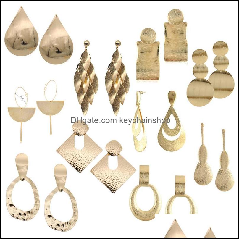 

Dangle Chandelier Earrings Jewelry Kimter 14K Gold Plated Fashion For Women Lightweight Bohemia Big Circle Earring Valentines Day Gifts K1