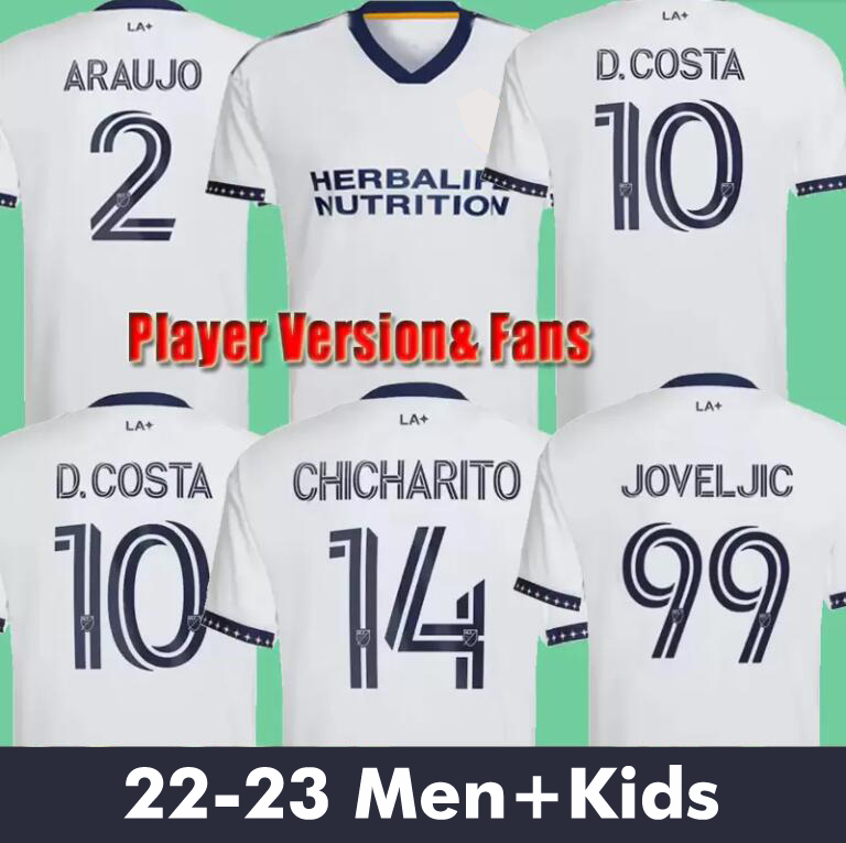 

22 23 CHICHARITO LA GALAXY Soccer Jersey Player version Fans 2022 home white Araujo D.Costa ALVAREZ JOVELJIC 2023 KAMARANavy football Shirts Los Angeles Men Kids kits, Home white player