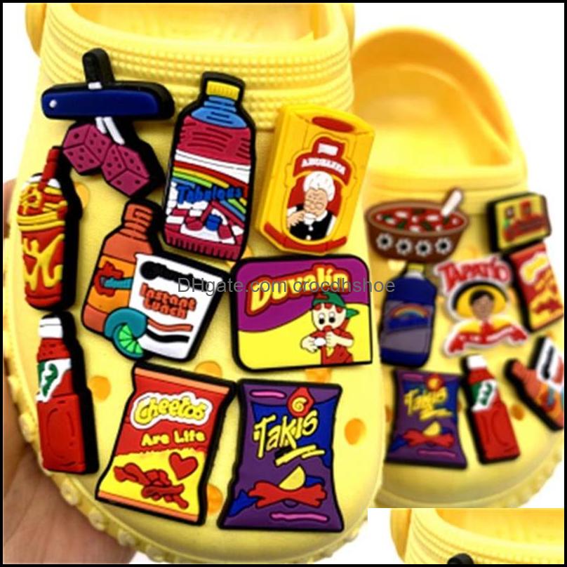 

Shoe Parts Accessories Shoes With Mexican Animal Cture Characteristics Food Croc Charms For Kids Acc Dh7Sa