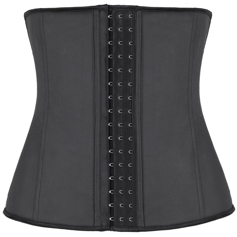 

Womens 25 Steel Shapers Bone Latex Waist Trainer Shapewear Cincher Body Shaper Control Corset Zipper Slimming Belt, Fuchsia
