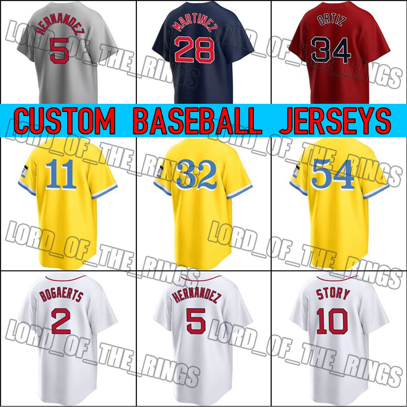 

Boston Baseball Rafael Devers Jersey Xander Bogaerts Enrique Hernandez Trevor Story Jerseys Alex Verdugo JD Martinez Chris Sale David Ortiz ackie Bradley Jr, Man custom jersey (hw)