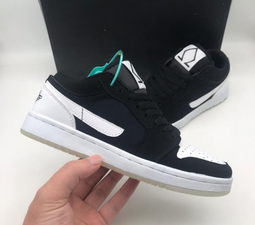 

Jumpman 1 Low Running Shoes UNC Panda white black Borde easter men Sneakers women trainers DH6931-001 Dress Shoe, Customize