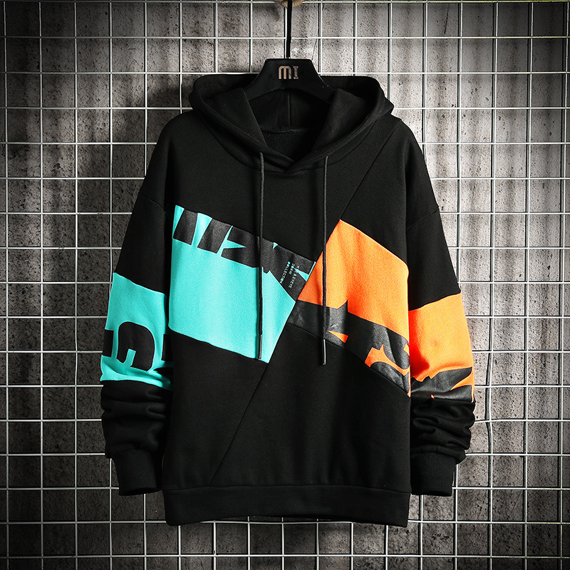 

2022 Autumn Spring Fashion Patchwork Men'S Hip Hop Long Sleeve Pullover Hoodies Sweatshirt Oversize 6XL 7XL Clothes G220729, Wy6000 1