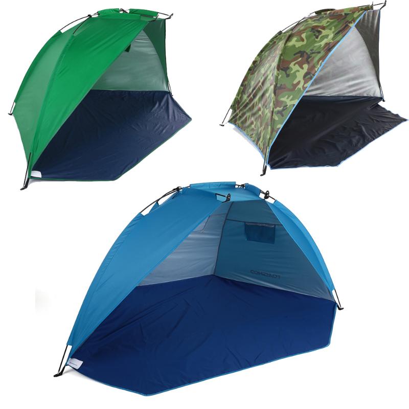 

Tents And Shelters 2 Persons Camping Portable Tent Single Layer Outdoo Anti UV Beach Sun Awning Shade For Fishing Picnic Park