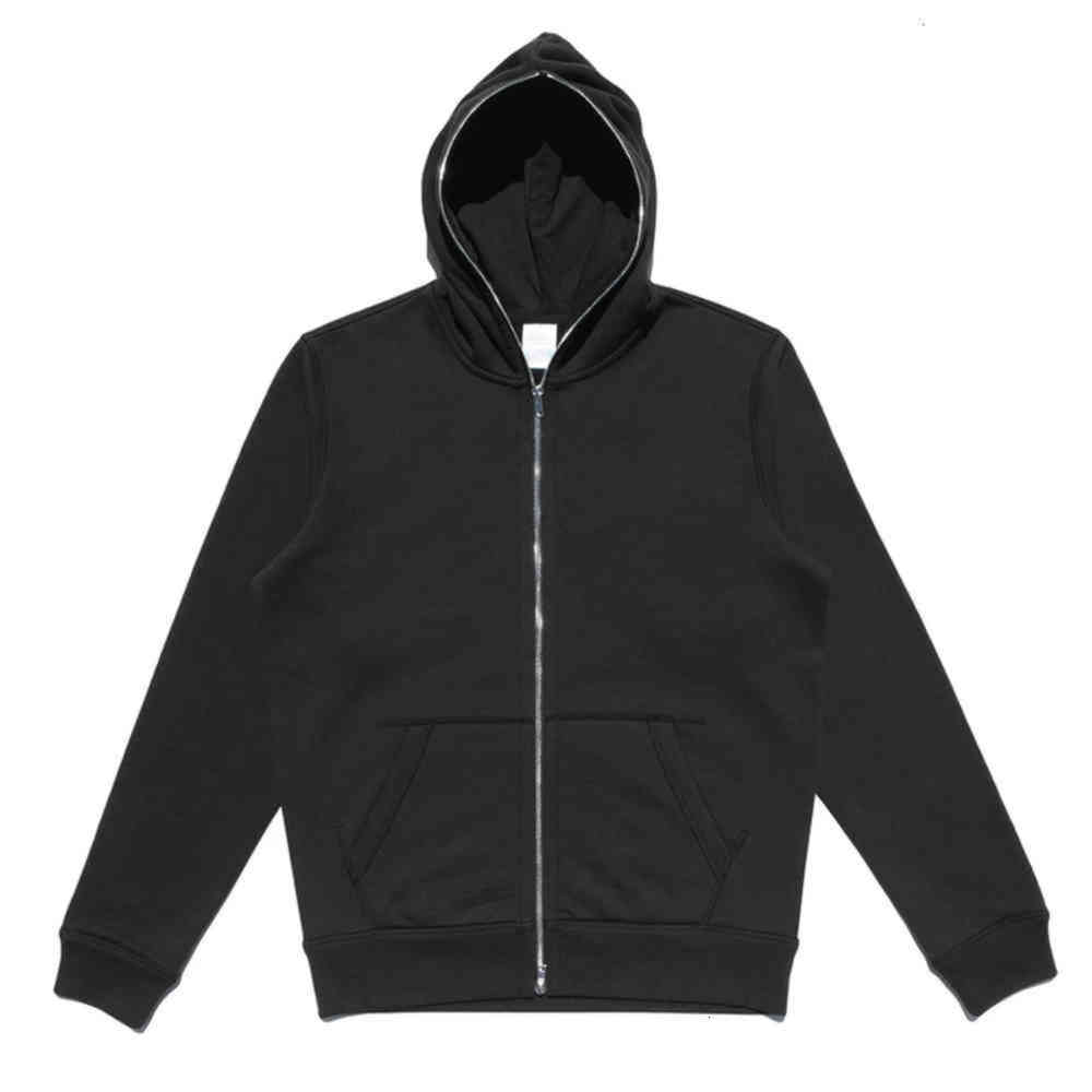 

Custom bulk full face zip hoodies mens design blank fleece fitness casual men full zip up hoodie6A+AAA|+, Black