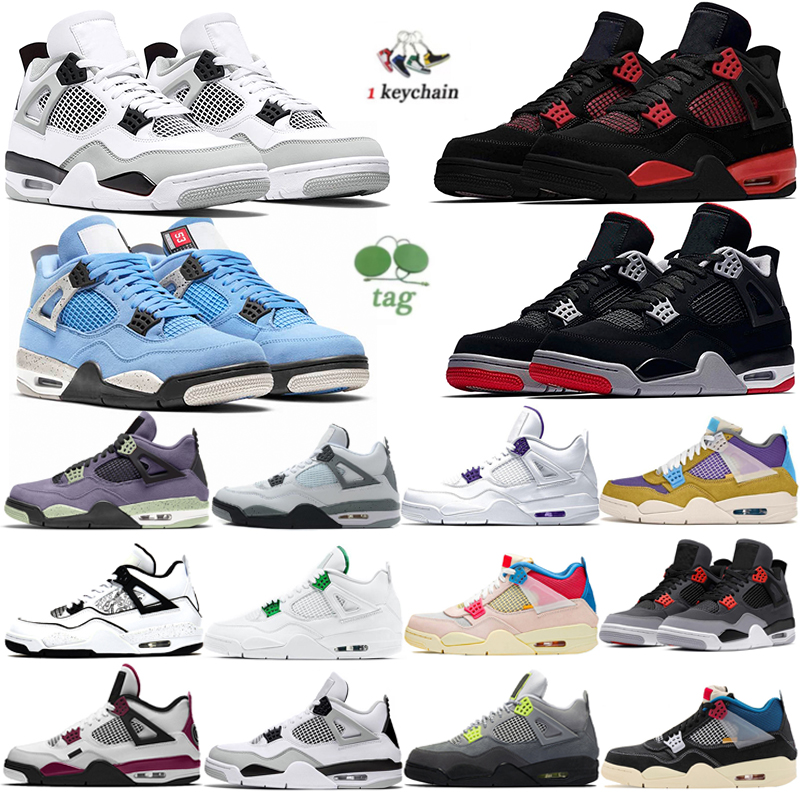 

Black Cat 4 4s Basketball Shoes Men Women Sneakers Black Canvas Count purple Orange Metallic Soft Pink Shimmer Seafoam Red Thunder, Taupe haze 40-47