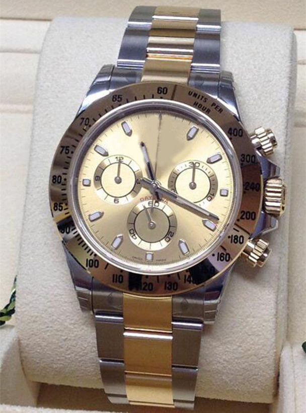 BK Factory Luxury High Quality Watch 116523 Champagne Dial