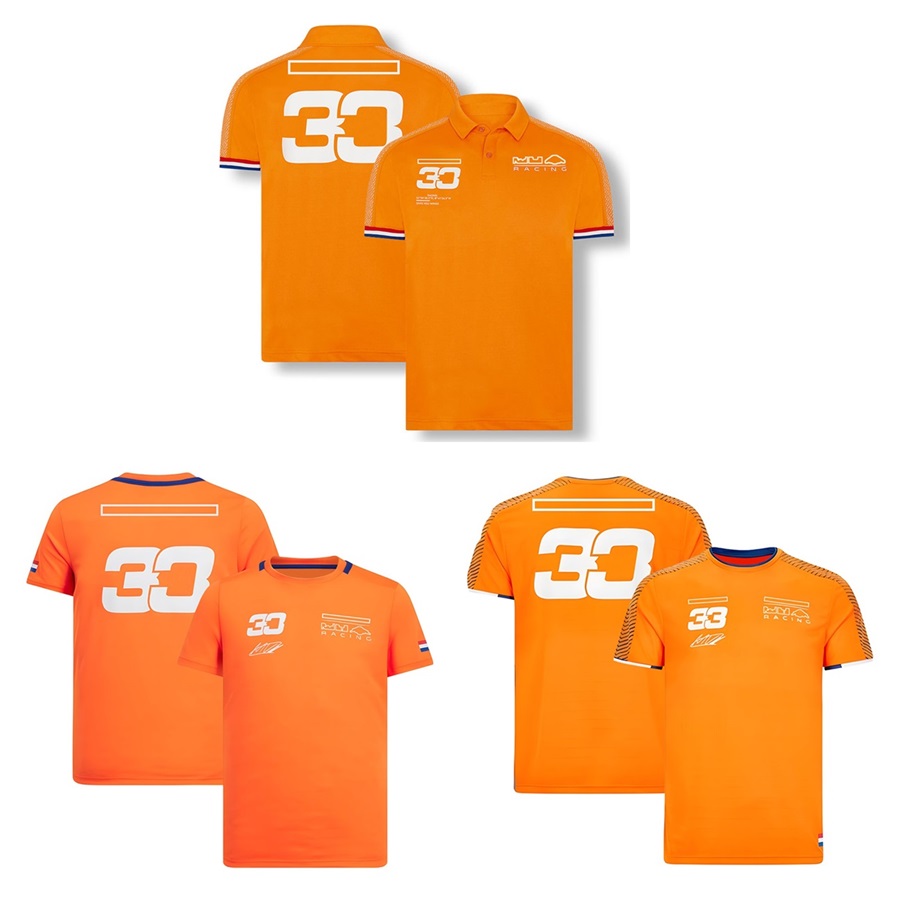 

F1 T-shirt Polo Shirts 2022 Formula 1 Motorsport Team Jersey Short Sleeve Customized Racing Clothing Summer f1 Car Fans T-shirts