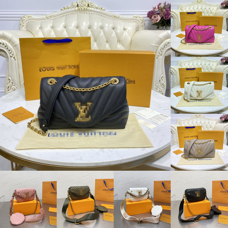 

M58552 New Wave Shoulder Crossbody Bags Pochette 3pcs Designer Luxury Handbags with coin purses Vintage Cohide Lady Trio Messenger Bag, Bubble paper package