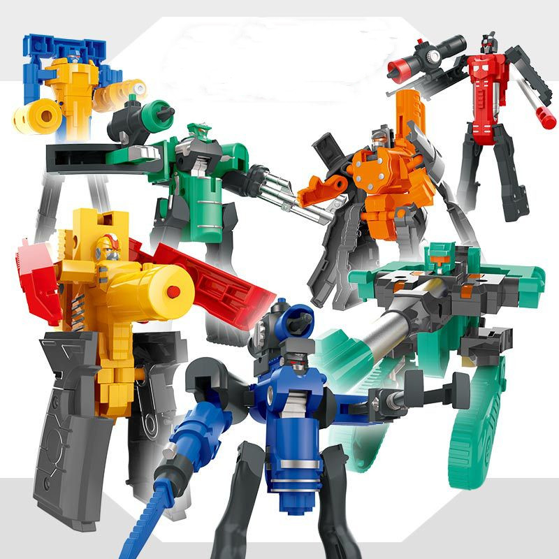 

Children's Deformation Gun Toy Pocket Mini Toy Boys And Girls Manual Puzzle Game Ejection Air Soft Bullet Gift