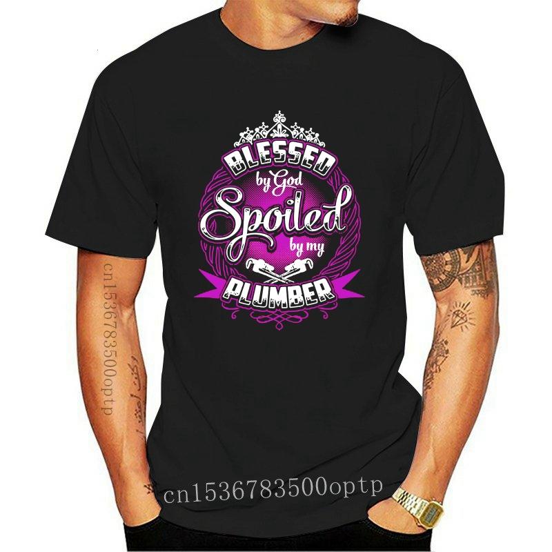 

Men's T-Shirts Plumber - Blessed By God Spoiled My Premium Tee T-ShirtMen's, Black