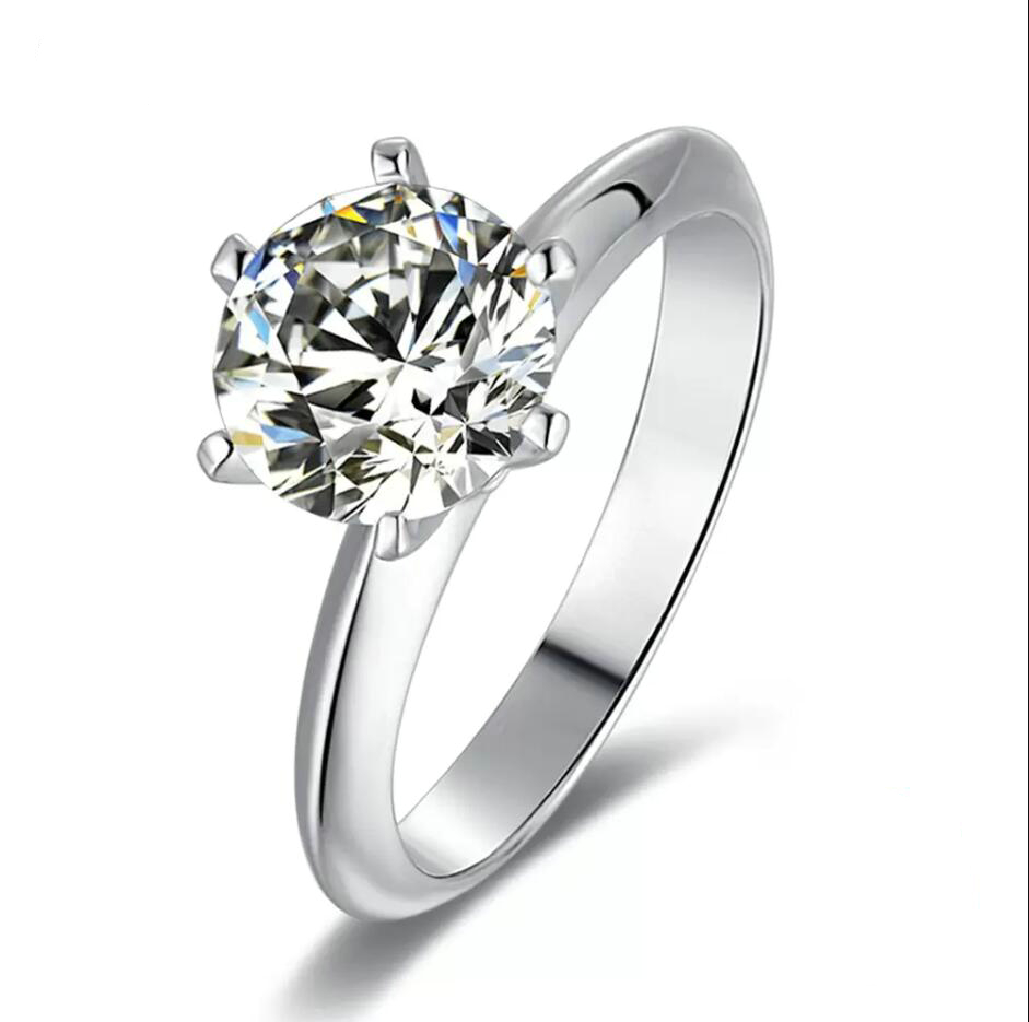 Luxury 925 Sterling Silver Rings Wholesale Band Jewelry-image-757640368
