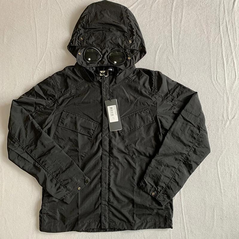 

Men's Jackets Spring And Autumn High Quality Multi Pocket Lens Decorative Nylon Material Casual Zipper Jacket Thin SportsMen's, Orange