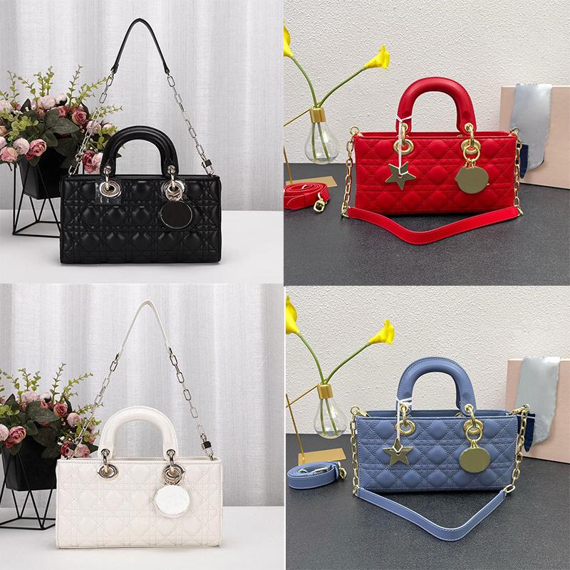 

Newest lady d-joy Shoulder Bags Designer Luxury Ladies Fashion Rhombus Shiny Shoulder Princess Bag Crossbody Handbag, Customize