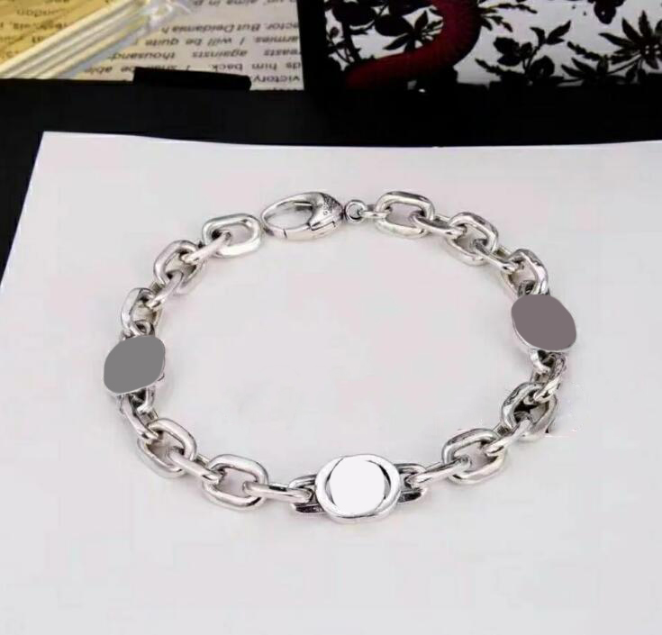 

Bangle Charm Bracelets high quality luxury jewelry pendants bijoux designer original packaging 925 silver interlocking retro bracelet 3G logo