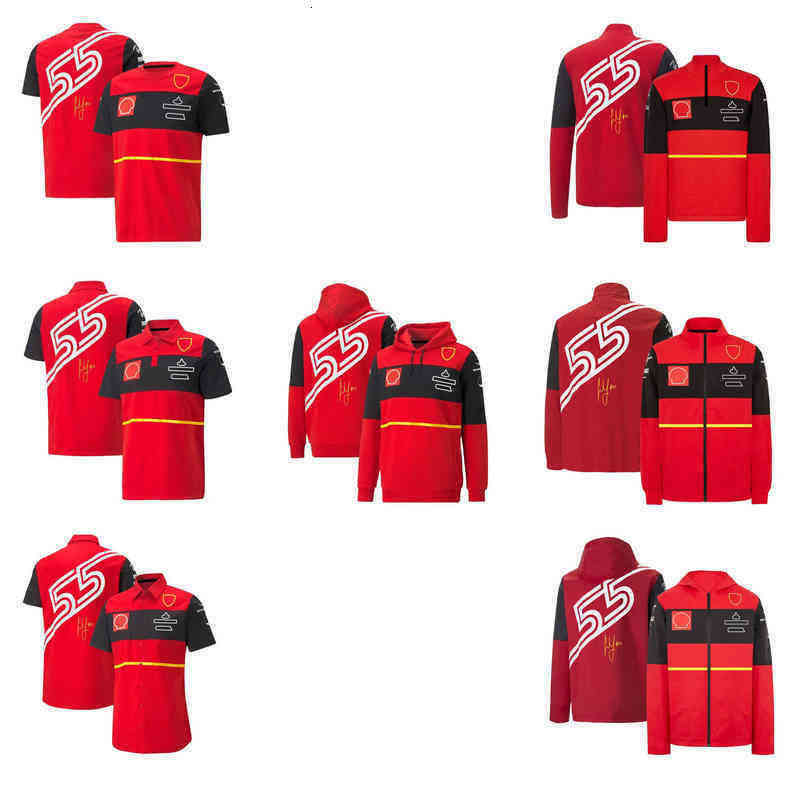 

New 2022 F1 Team Racing Suits Formula 1 Quick-drying Overalls Season 16 and 55