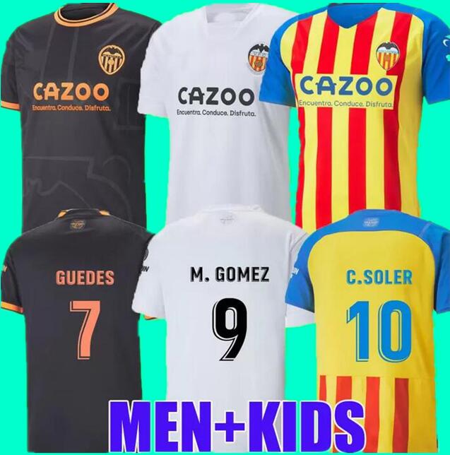 

valencia soccer jerseys 22 23 GUEDES GAMEIRO Florenzi camisetas de futbol RODRIGO Gaya .Gomez men kids kit football shirts 2022 2023 Rivero C.SOLER Cheryshev home, 22-23 home aldult 1