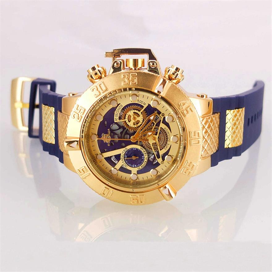 

Invincible 100%Function Mens Quartz Wirstwatch Chronograph Undefeated Luxury Watch Invicto Relogio Masculino for Drop263Q, Box